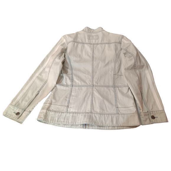 BLUE WILLI'S Retro Light Wash Jean‎ Jacket Women's Estimated Size Medium - Picture 3 of 7